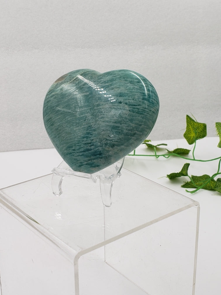 Amazonite Stone Heart