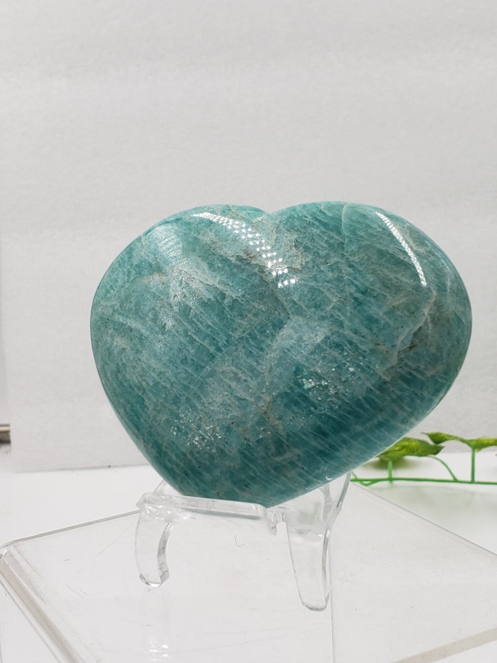 Amazonite Stone Heart