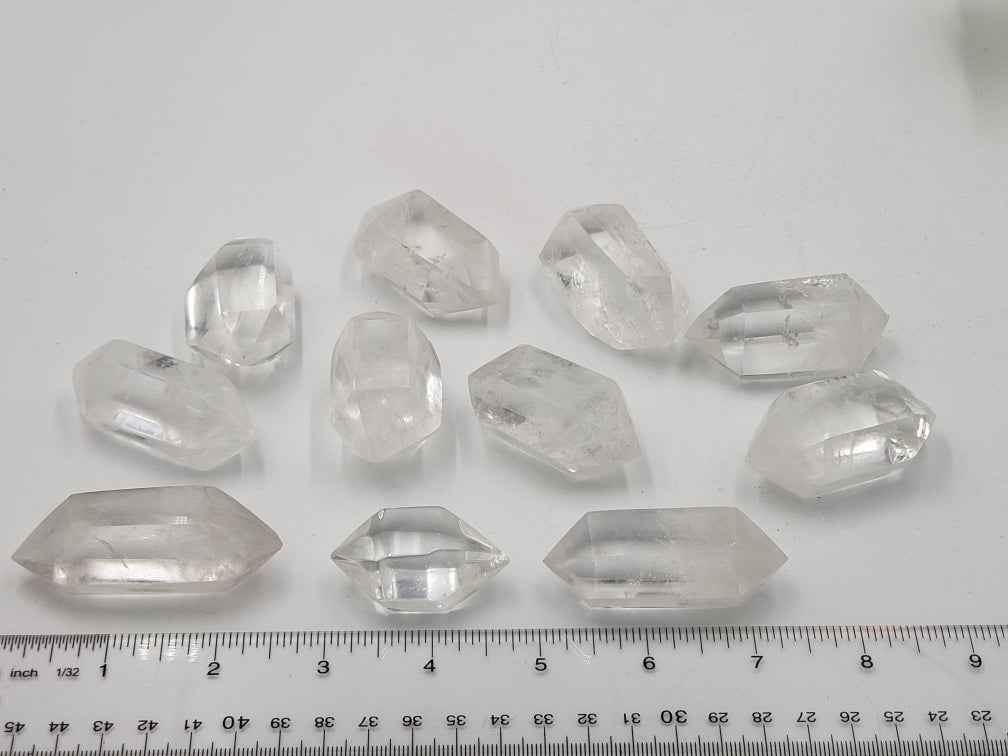 Double Terminated Clear Quartz Generator Point