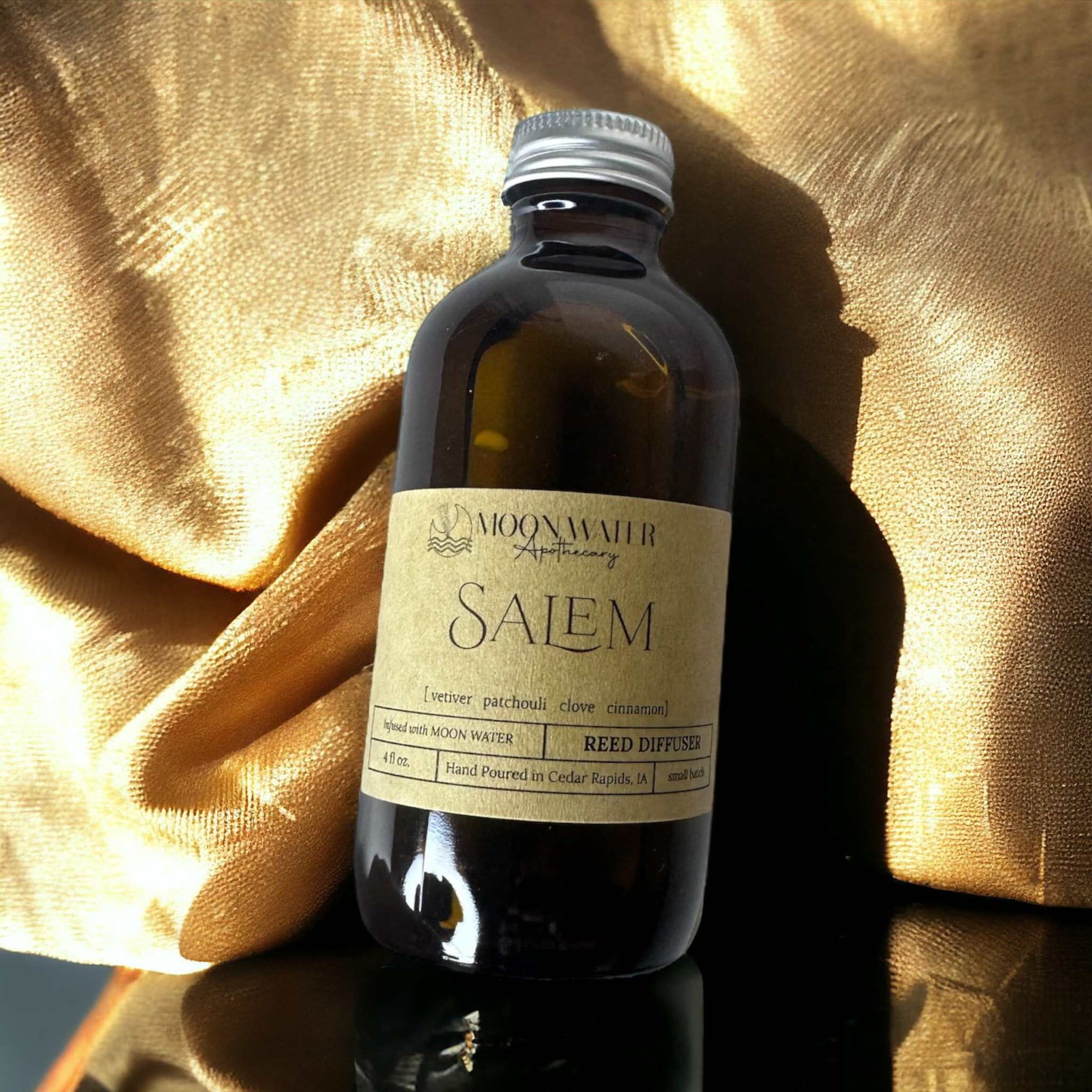 SALEM - REED DIFFUSER, REED DIFFUSER -- Vetiver, Clove, Patchouli &amp; Cinnamon