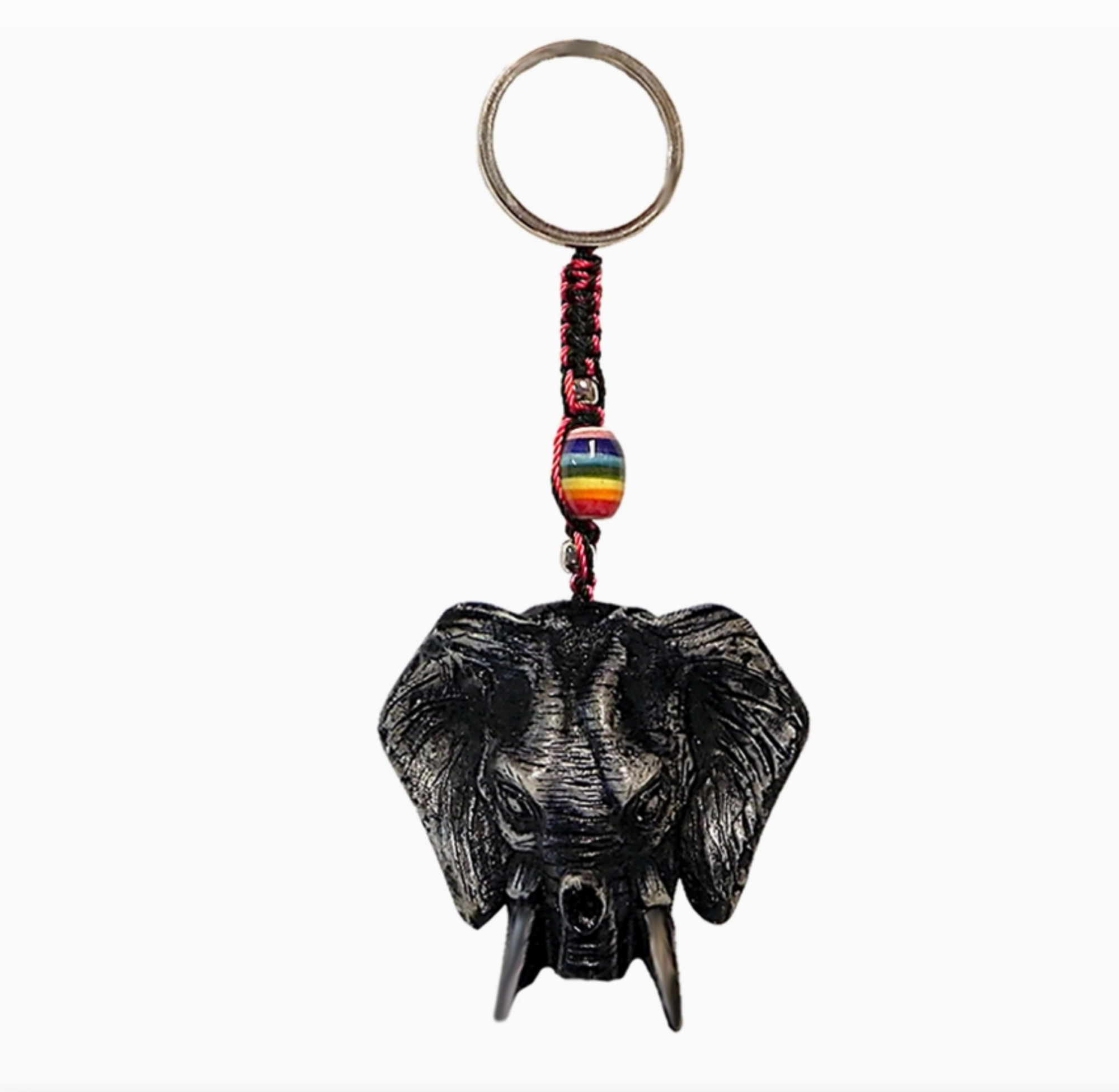 Elephant Keychain Hand Crafted