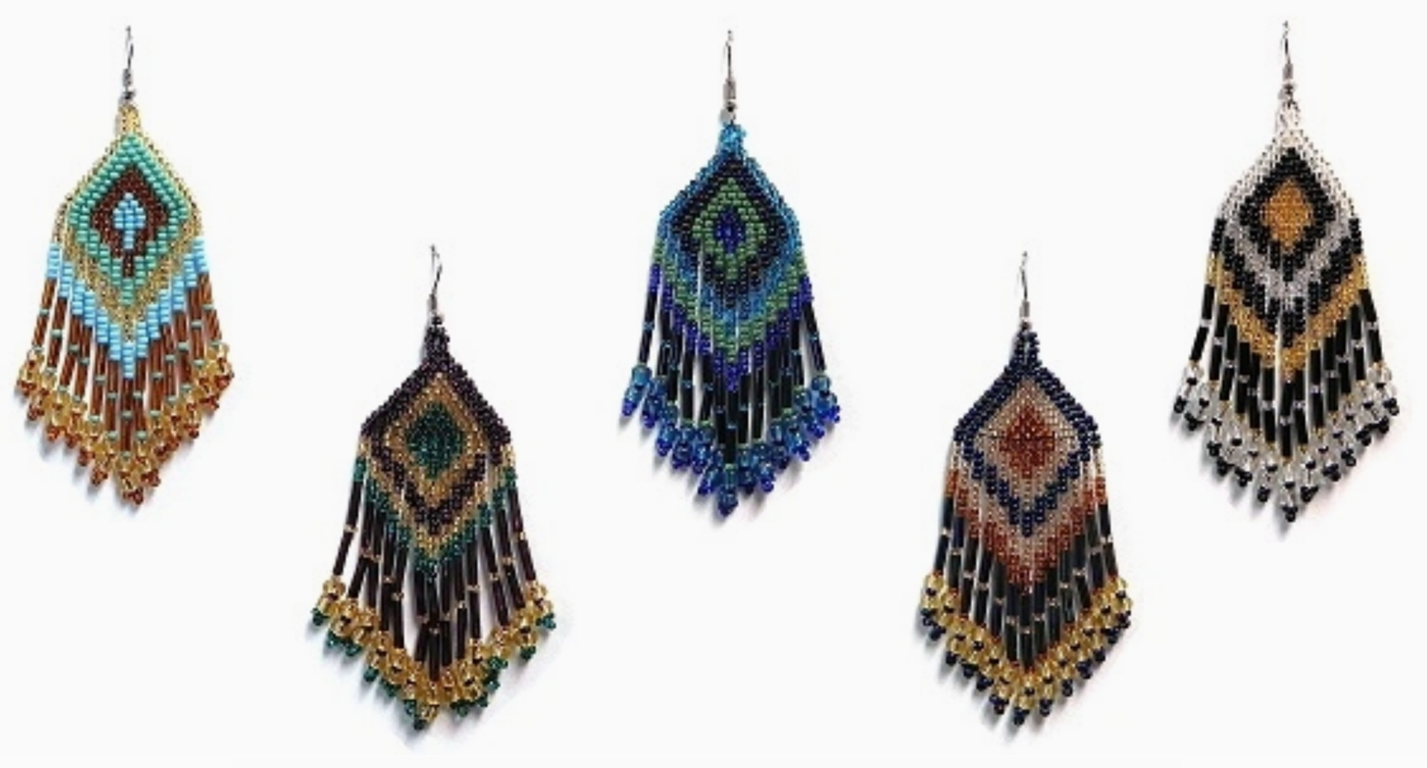 Lrg Guatemalan Chandelier Earrings