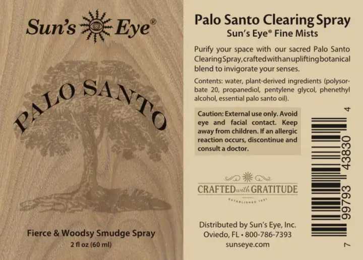 Palo Santo Clearing Spray 2 oz