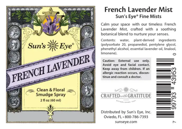 French Lavender Mist Spray 8 oz