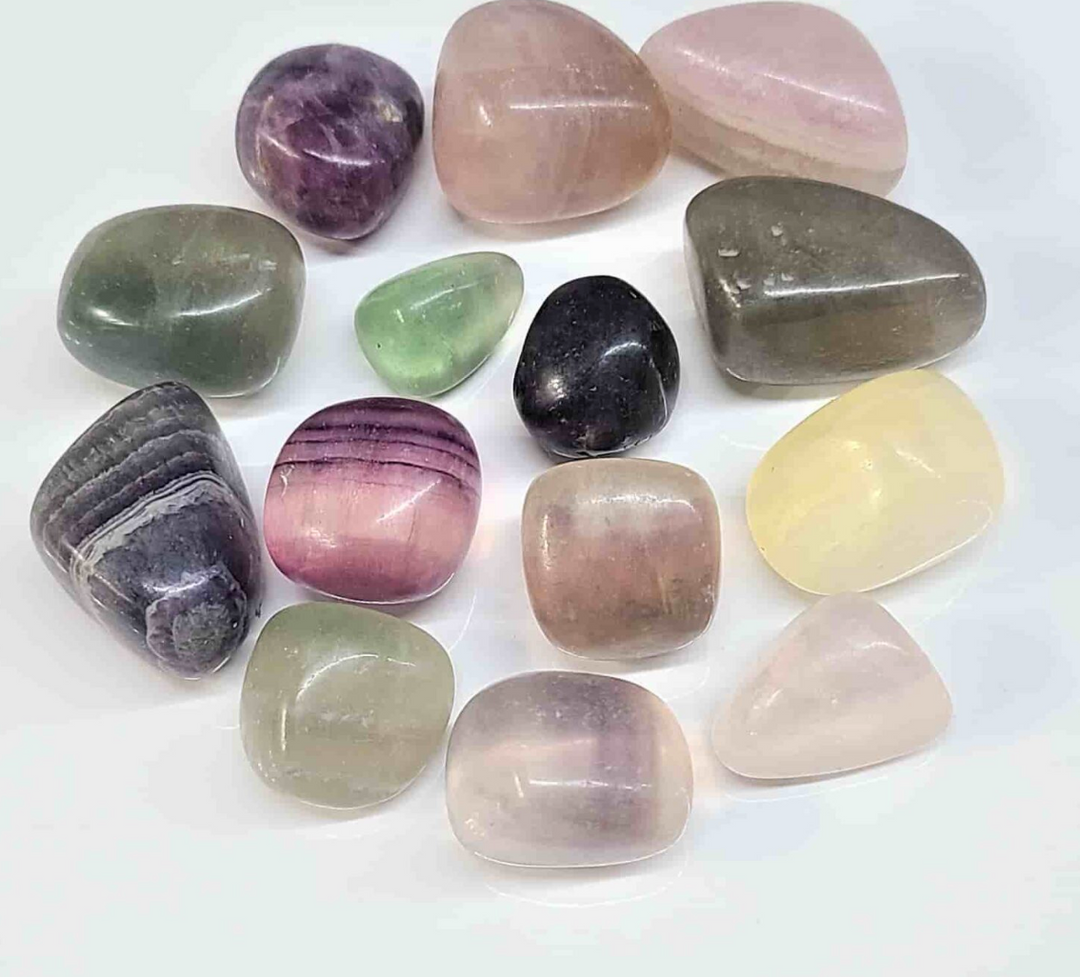 Fluorite Tumbled Pocket Stone