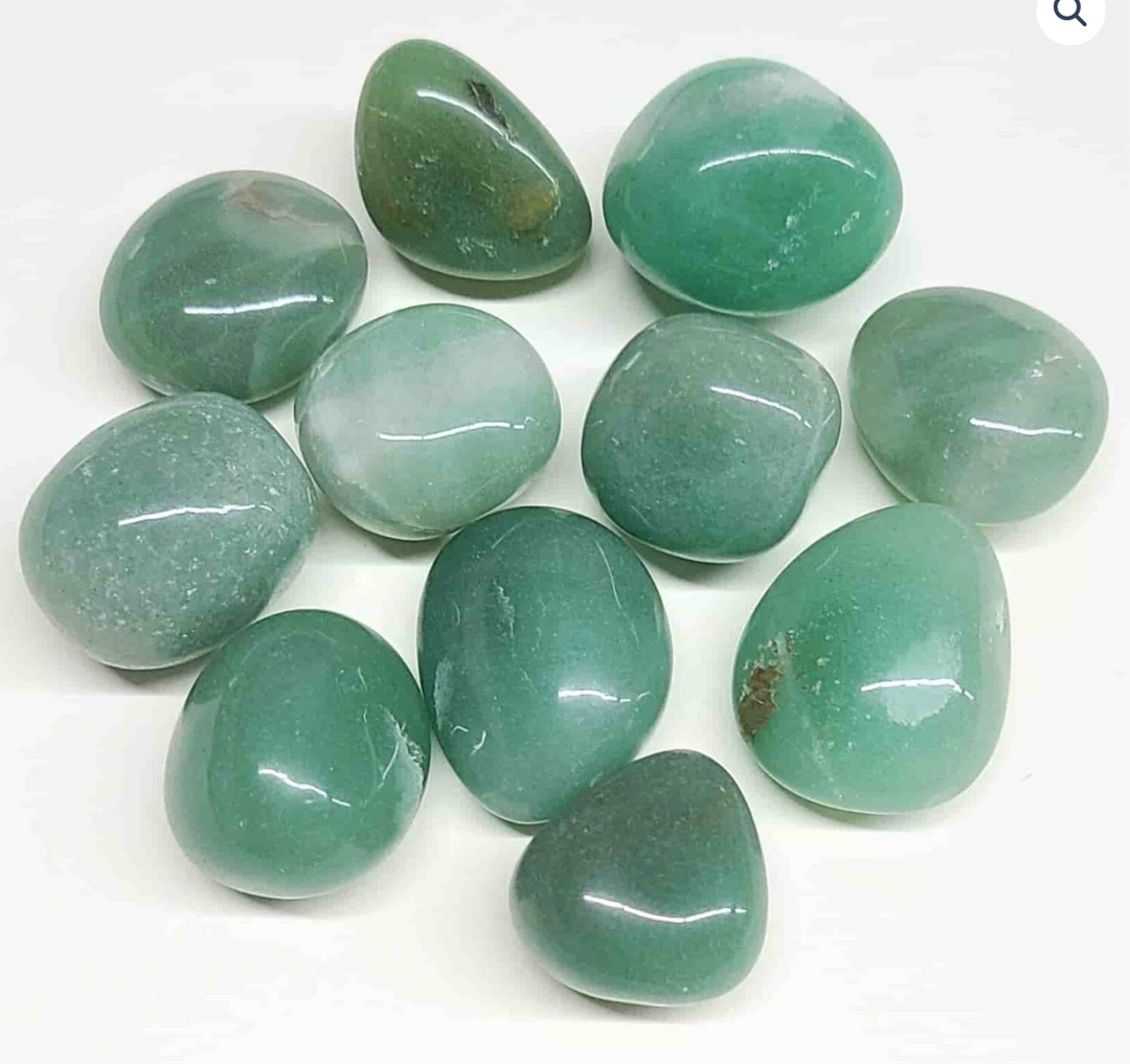 Green Aventurine Tumbled Pocket Stone