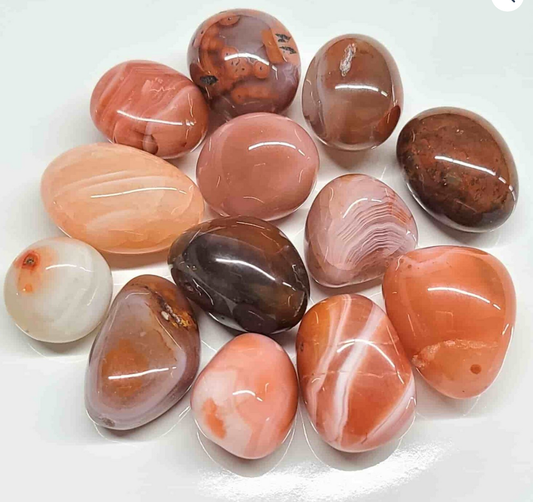 Carnelian Tumbled Pocket Stone (A)