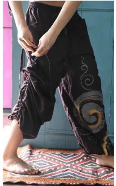 Natural Cotton Ruche Pant