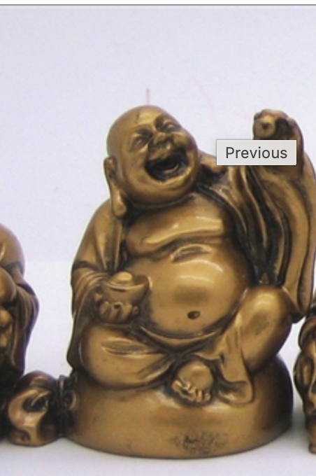 2" Laughing Buddha - 6 Manifestations