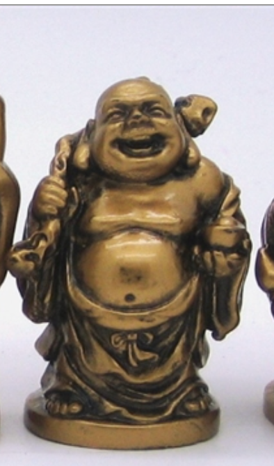 2" Laughing Buddha - 6 Manifestations