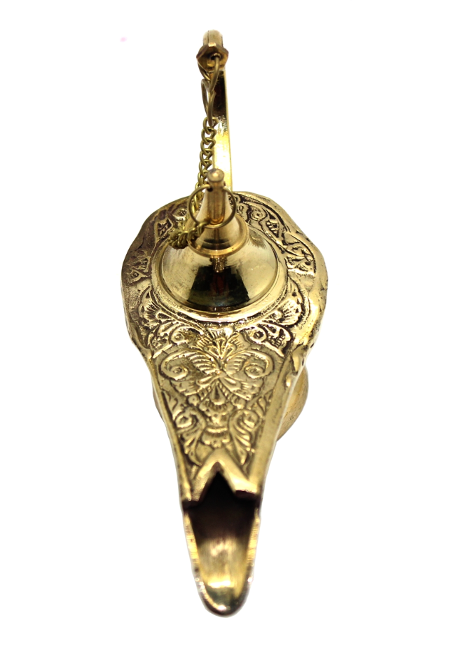 5" Brass Aladdin Lamp (Incense Burner)