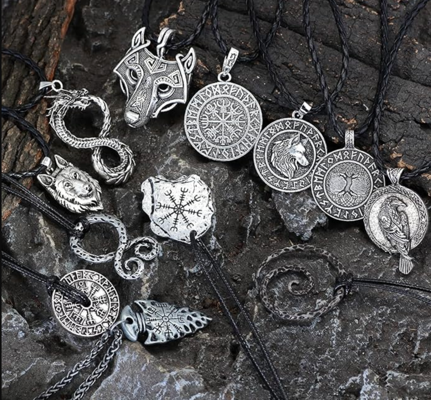 Norse &amp; Celtic Amulet Necklace Collection – 12 Unique Styles