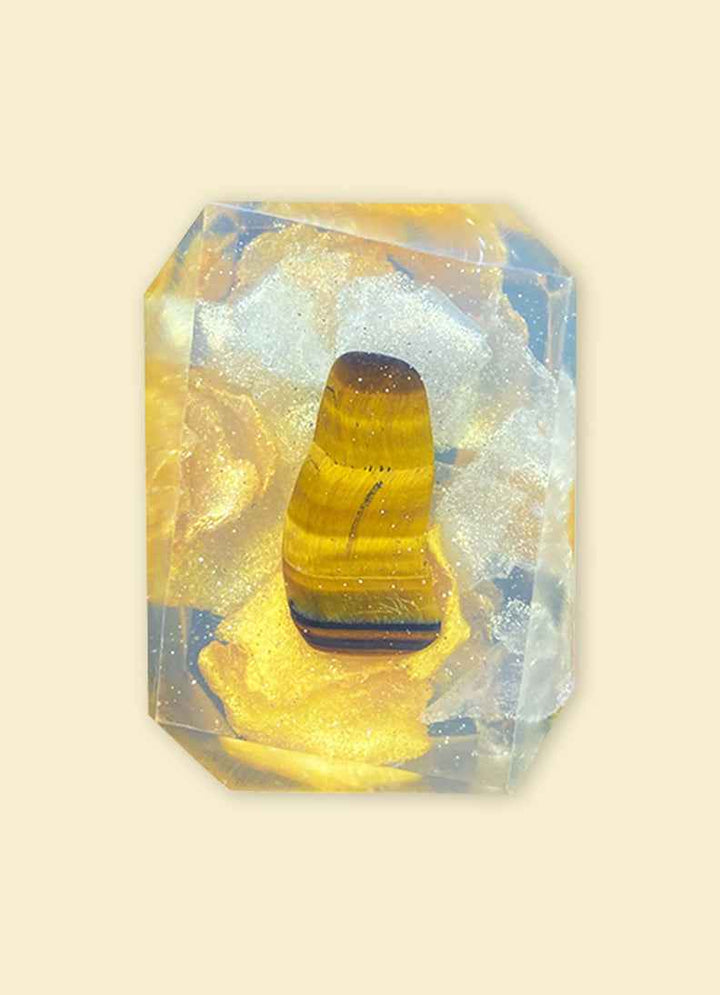Power source – Crystal-infused bar soap