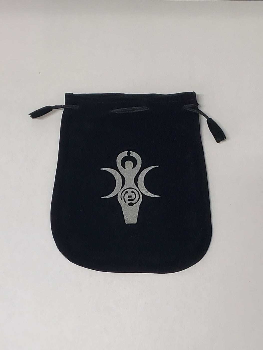 Black Velvet Spirit Bags with Assorted Symbols