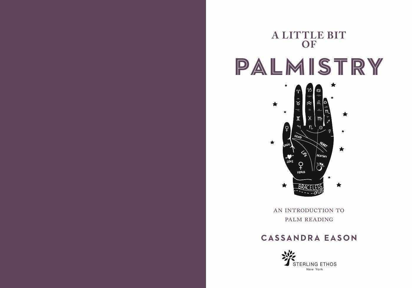 A Little Bit of Palmistry by Cassandra Eason - Sacred Crystals Sacred Book Store