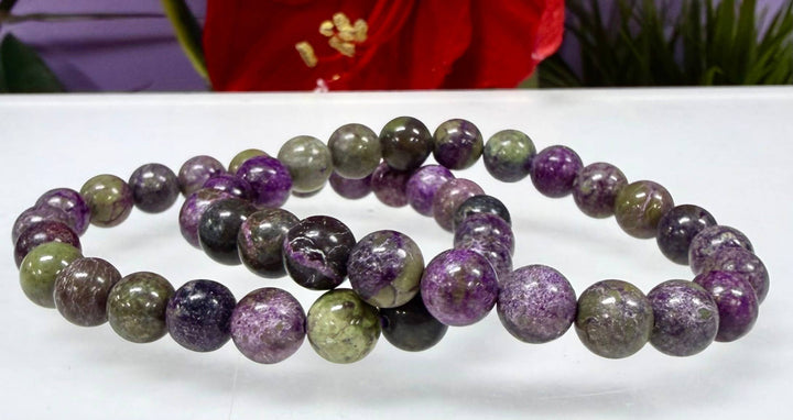 Atlantisite Round Bead Bracelet 6mm - Ancient Awakening