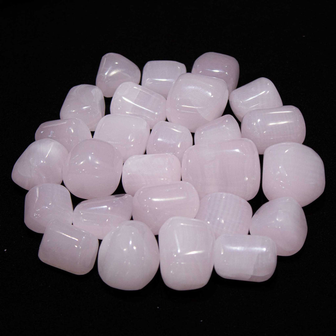 Pink Mangano Calcite Tumbled Pocket Stone