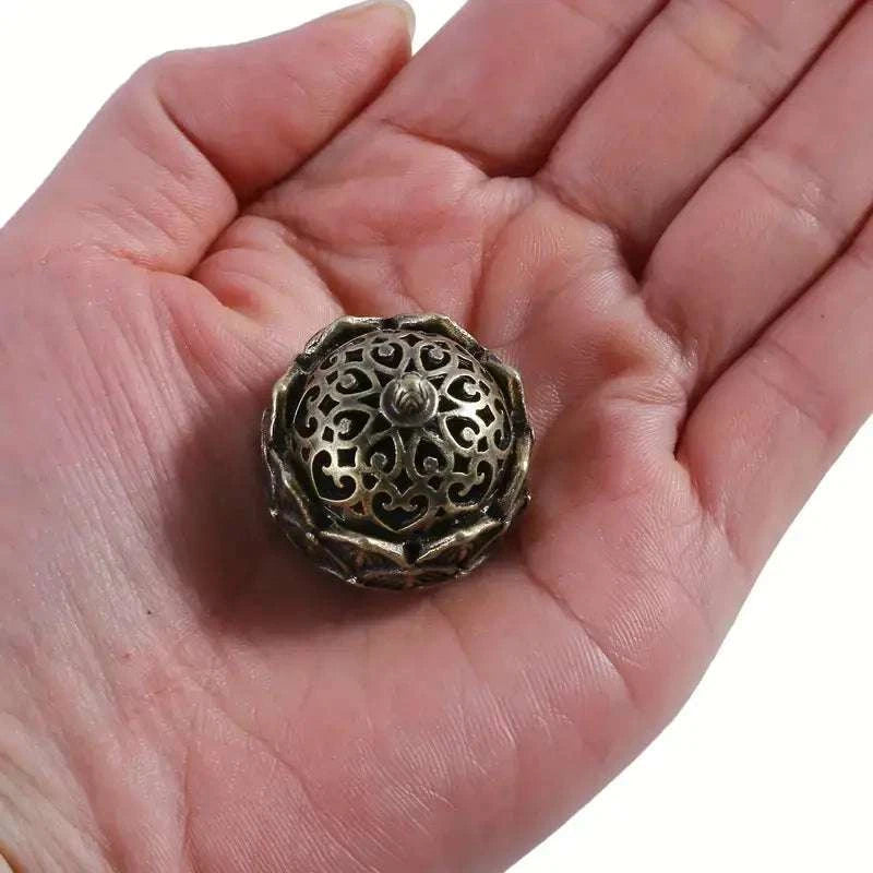 Lotus Incense Burner - Elegant Hollow Lotus Incense Holder