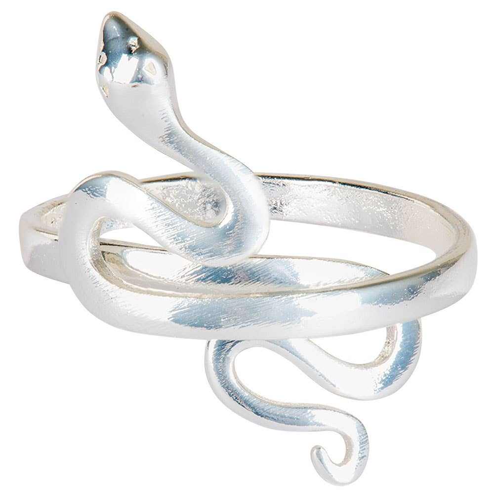 Adjustable Snake Ring - Sacred Crystals Rings