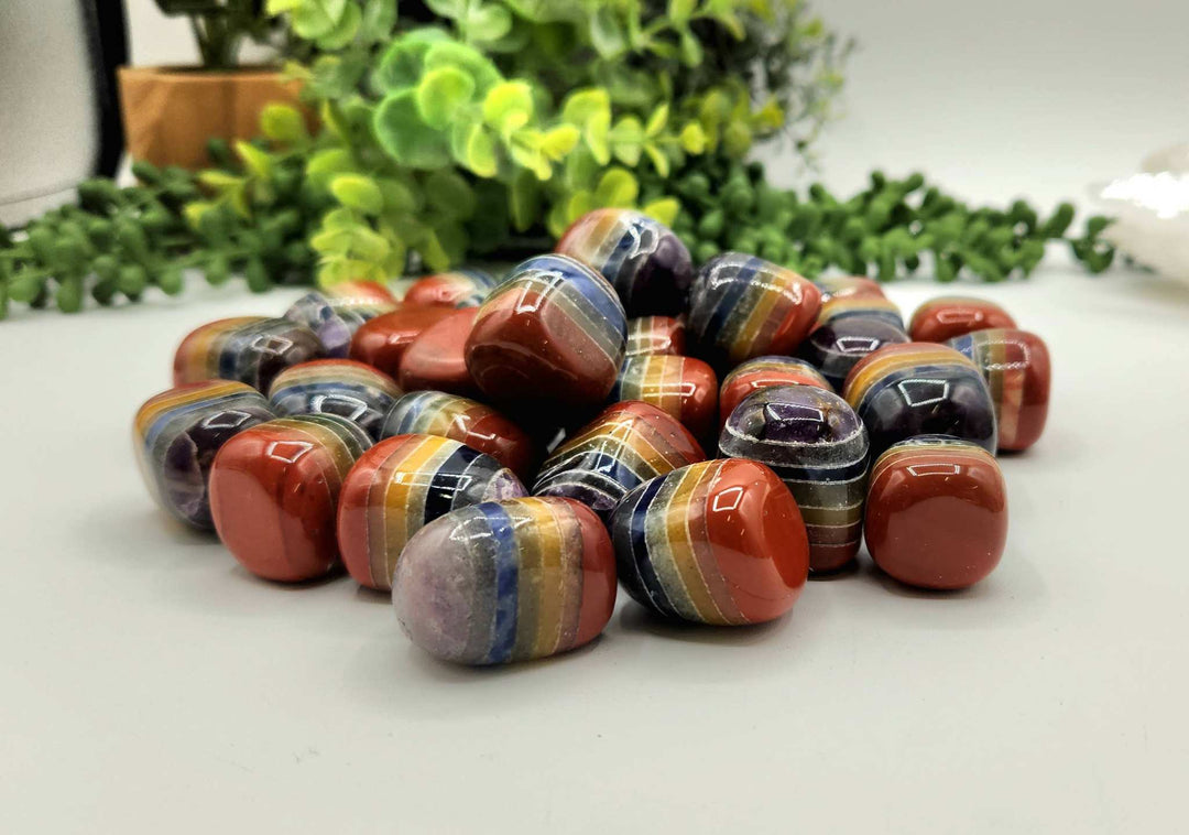 Seven Chakra Tumble Stone