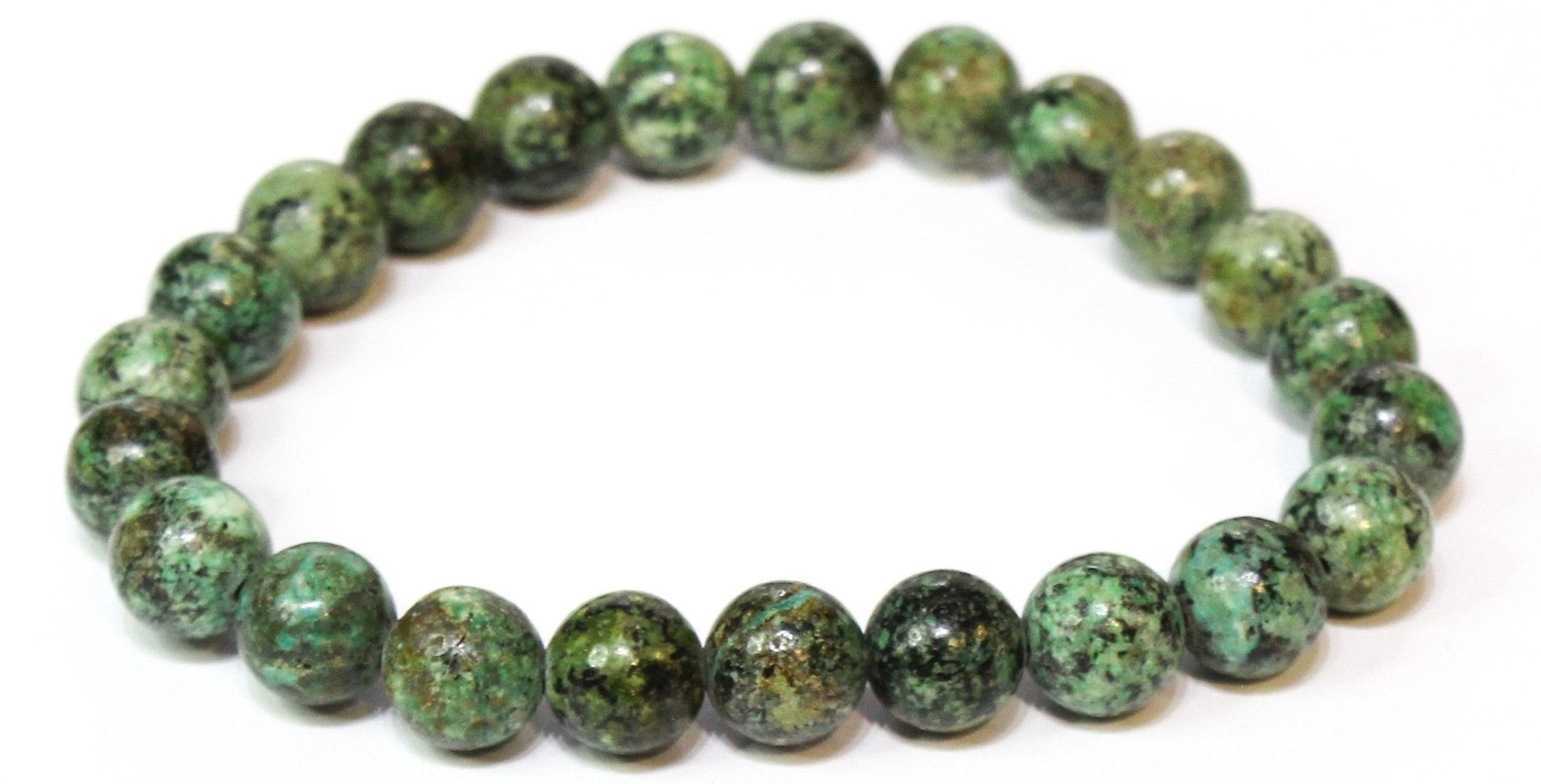 African Turquoise Stackable Bracelet - Sacred Crystals Bracelets