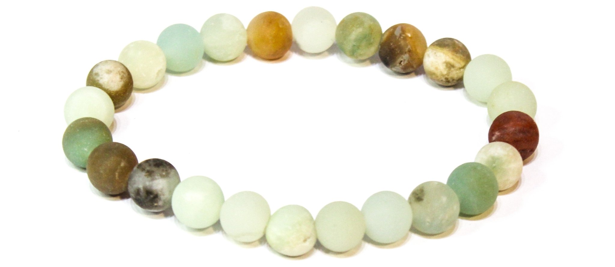 Amazonite (Matte) Stackable Bracelet - Sacred Crystals Bracelets
