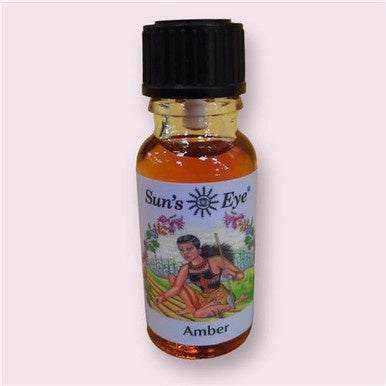 Amber Oil .5 oz - Sacred Crystals 0.5 oz Oils