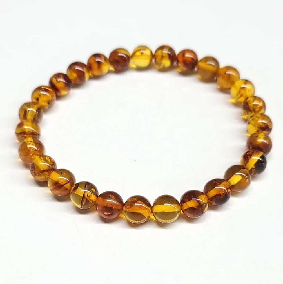 Amber Stackable Bracelet - Sacred Crystals Bracelets