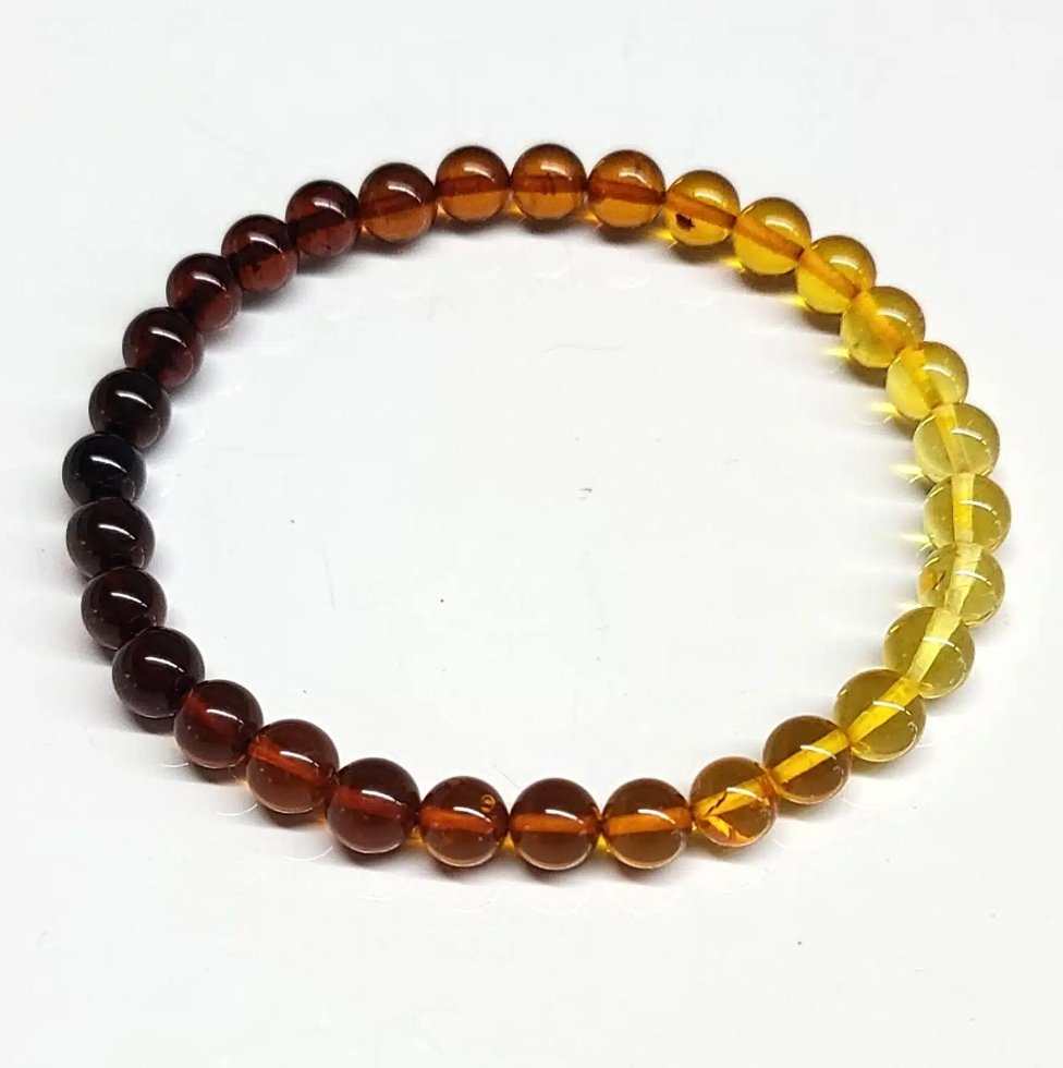 Amber Stackable Bracelet - Sacred Crystals Bracelets