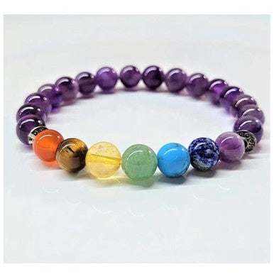 Amethyst Chakra Bracelet - Sacred Crystals Bracelets