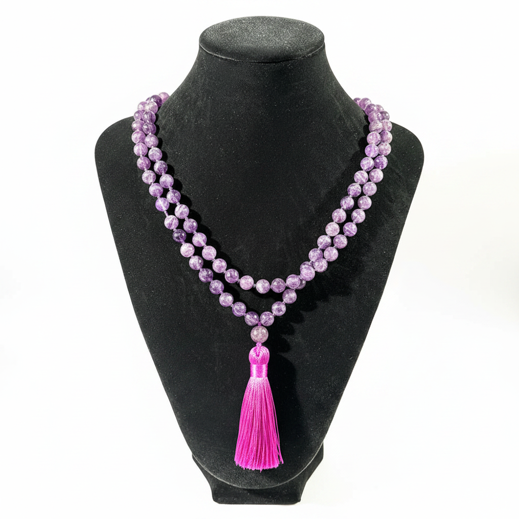 Amethyst Mala - Bust
