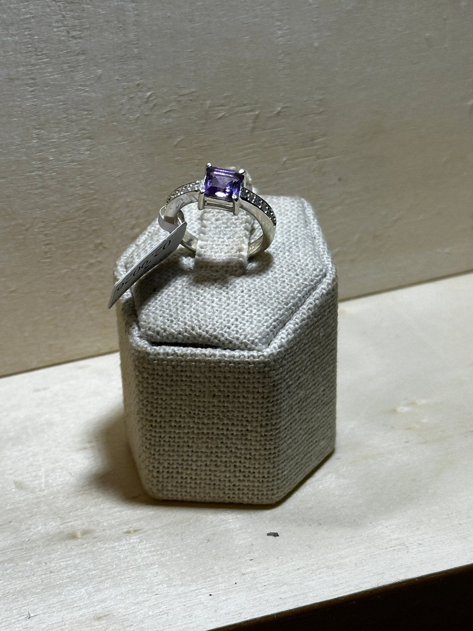 Amethyst Ring Size 5 (02.9026) - Sacred Crystals Rings