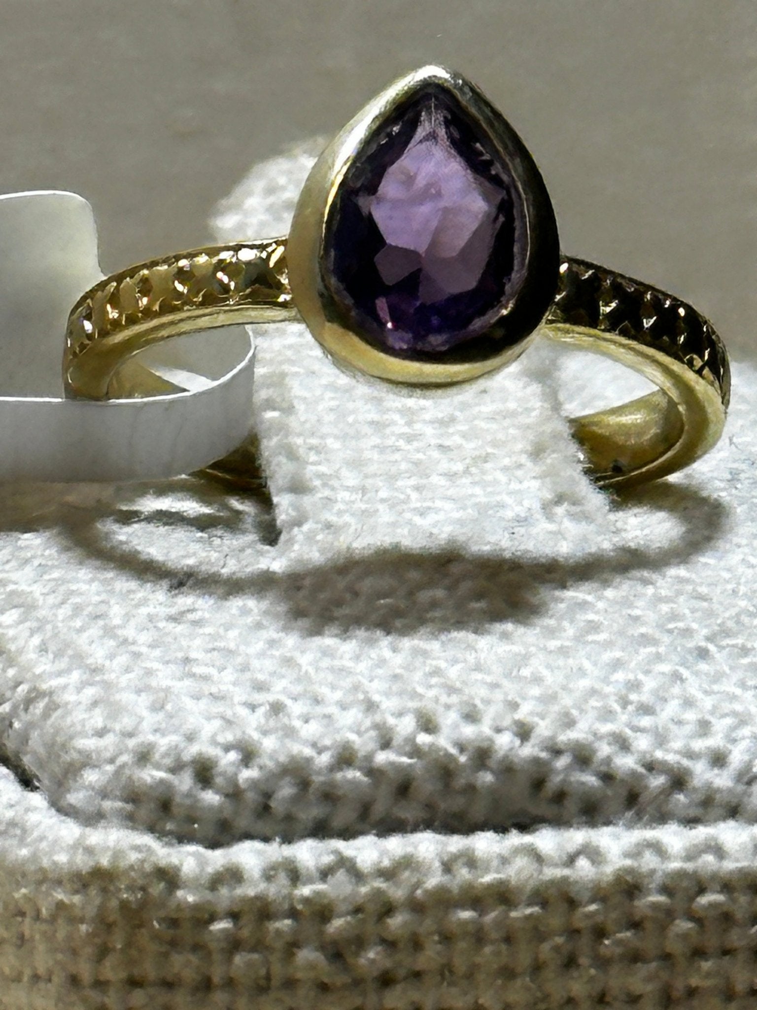 Amethyst Ring Size 6 (02.4028) - Sacred Crystals Rings