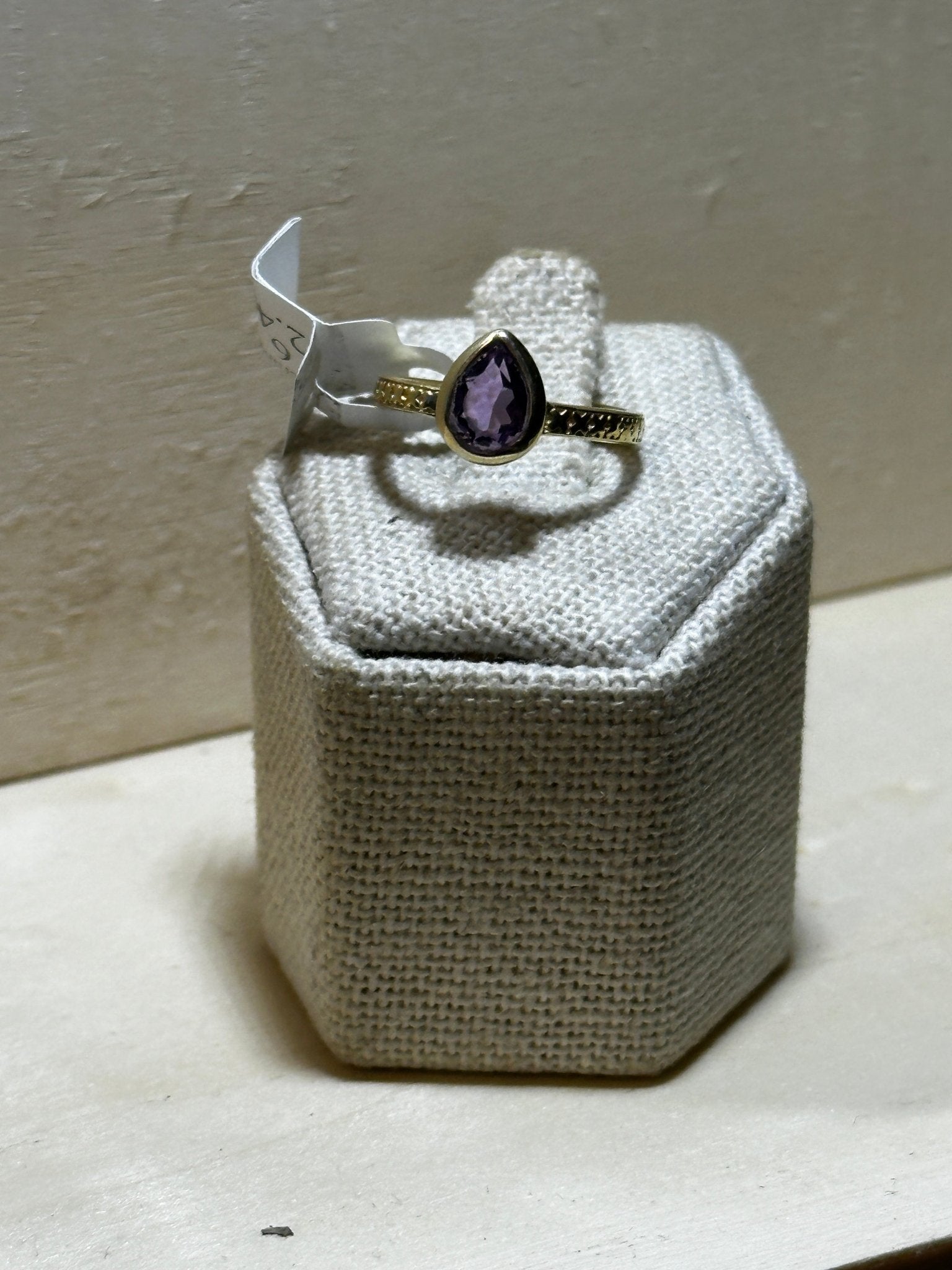 Amethyst Ring Size 6 (02.4028) - Sacred Crystals Rings