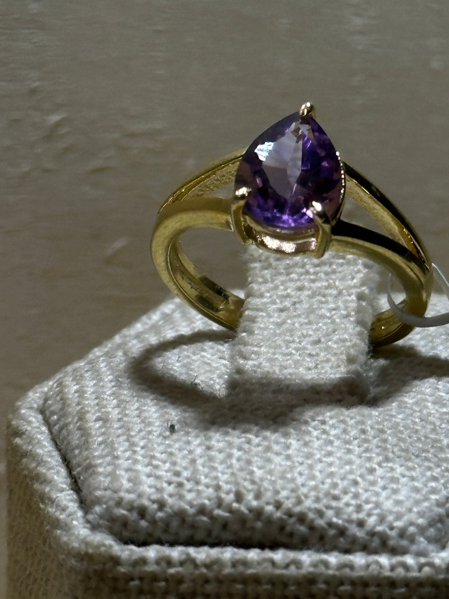 Amethyst Ring Size 6 (02.7034) - Sacred Crystals Rings