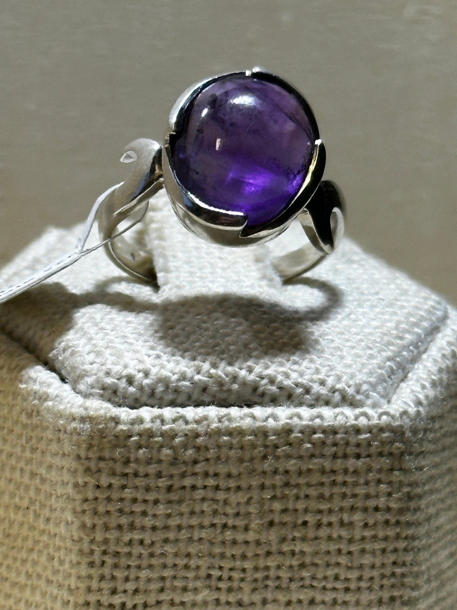 Amethyst Ring Size 6 (04.2032) - Sacred Crystals Rings