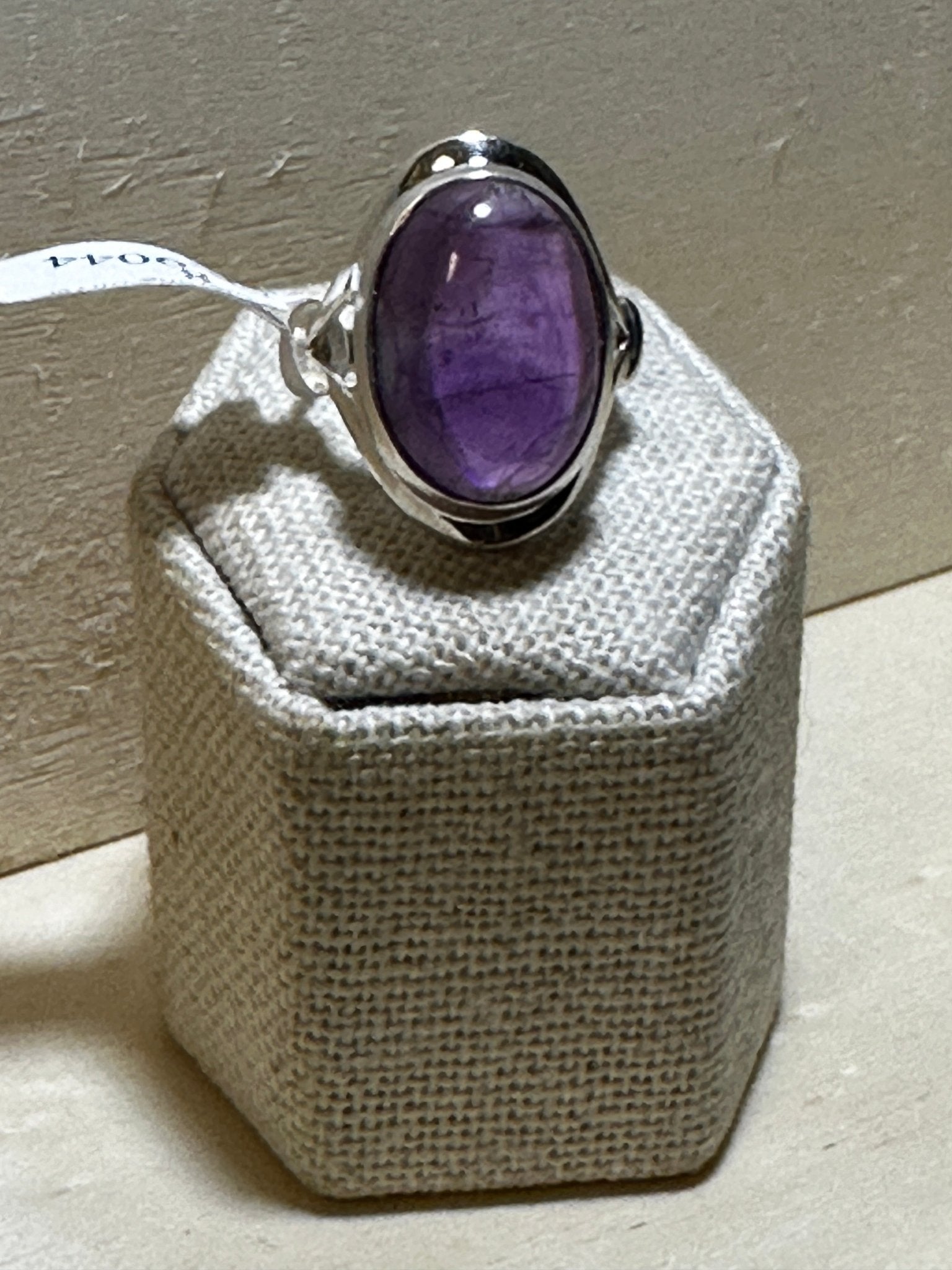 Amethyst Ring Size 8 (06.9044) - Sacred Crystals Rings
