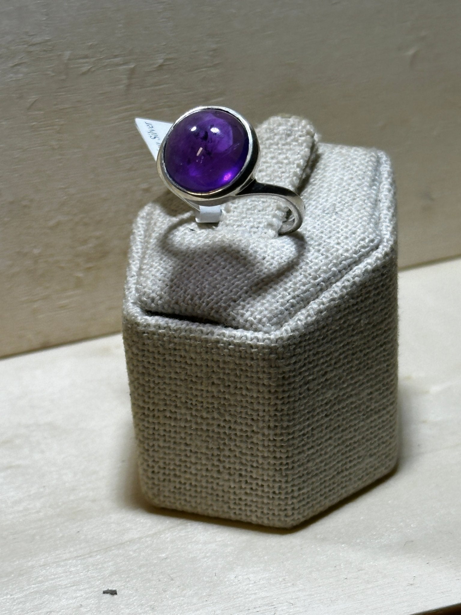 Amethyst Ring Size 9 (03.9026) - Sacred Crystals Rings