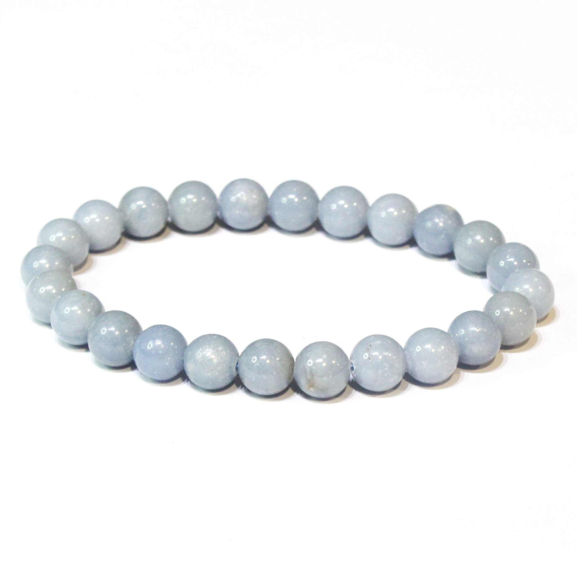 Angelite Stackable Bracelet - Sacred Crystals Bracelets