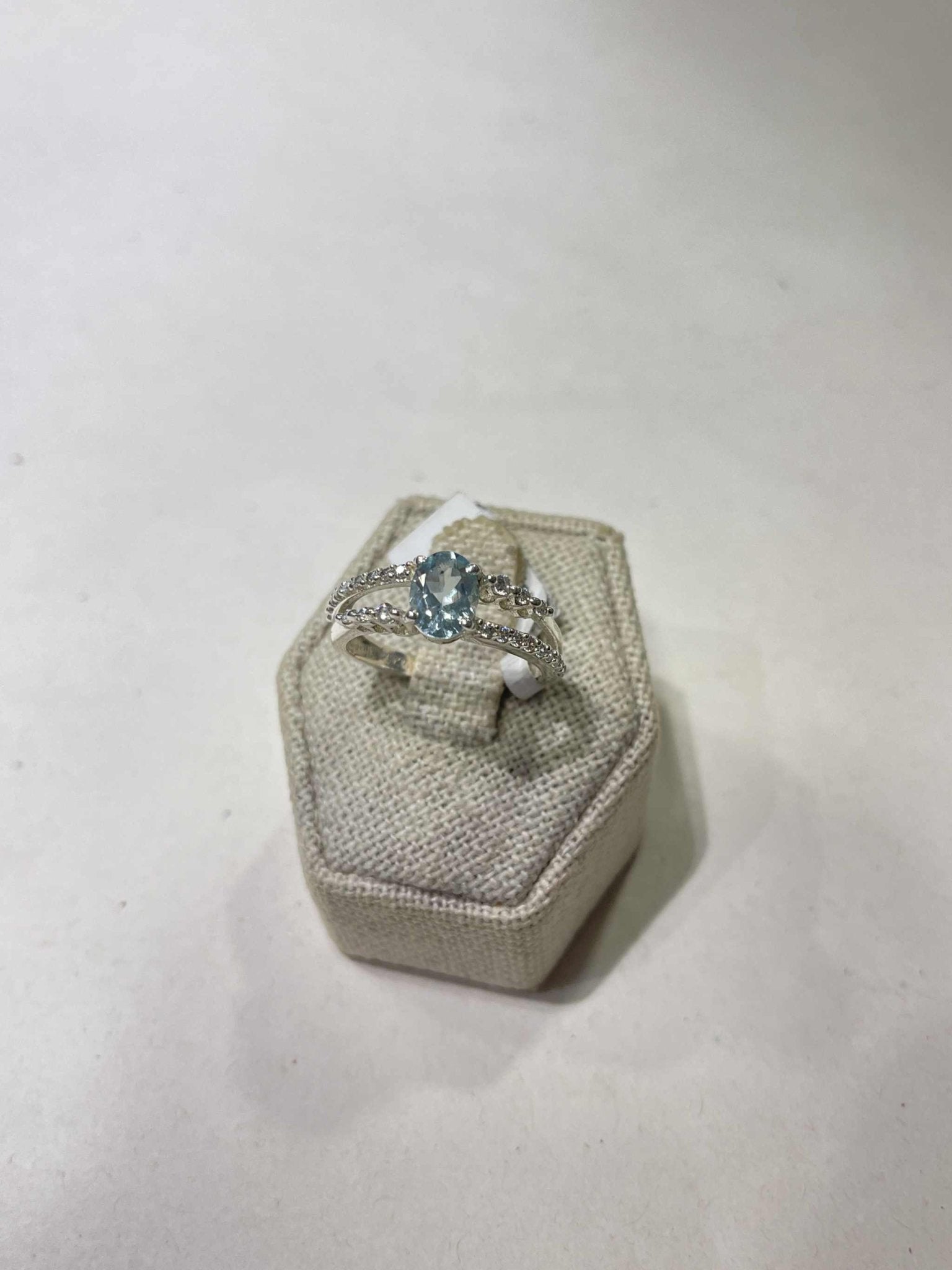 Aquamarine Ring Size 9- "Bedazzled Baby - Sacred Crystals Rings