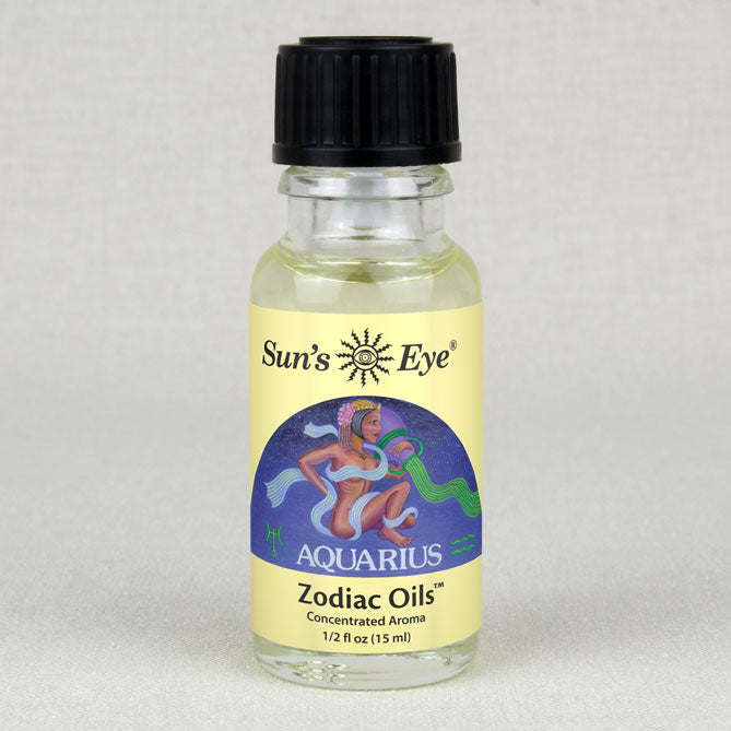 Aquarius Zodiac Oil — Sun's Eye bottle