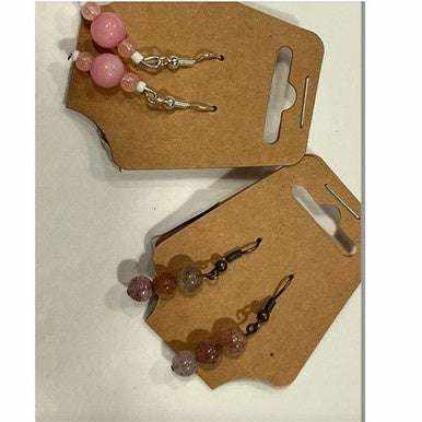 Assorted Gemstone Earrings handmade - Sacred Crystals Earrings