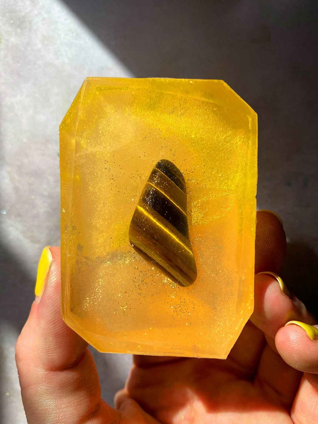 Attracting wealth – Crystal-infused bar soap