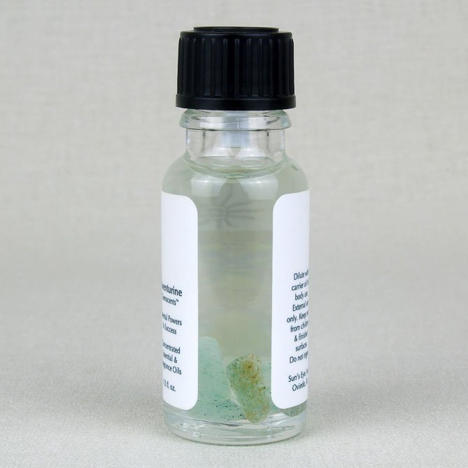 Aventurine Oil — back label