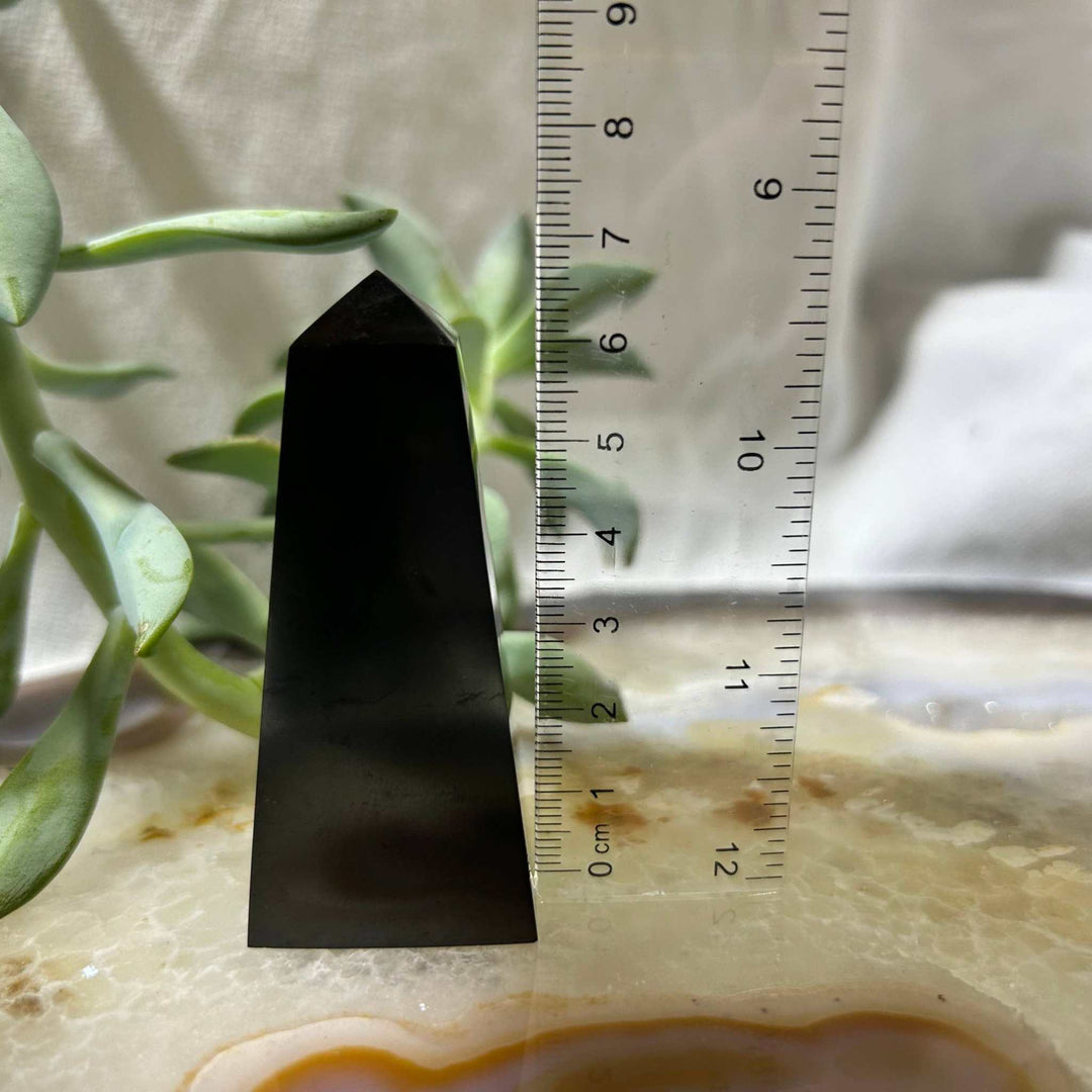Shungite Obelisk Tower - Approx 3" Tall