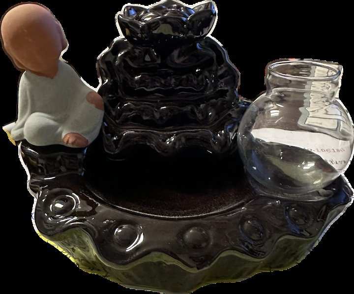 Baby got Backflow Burner - Sacred Crystals Incense Burners