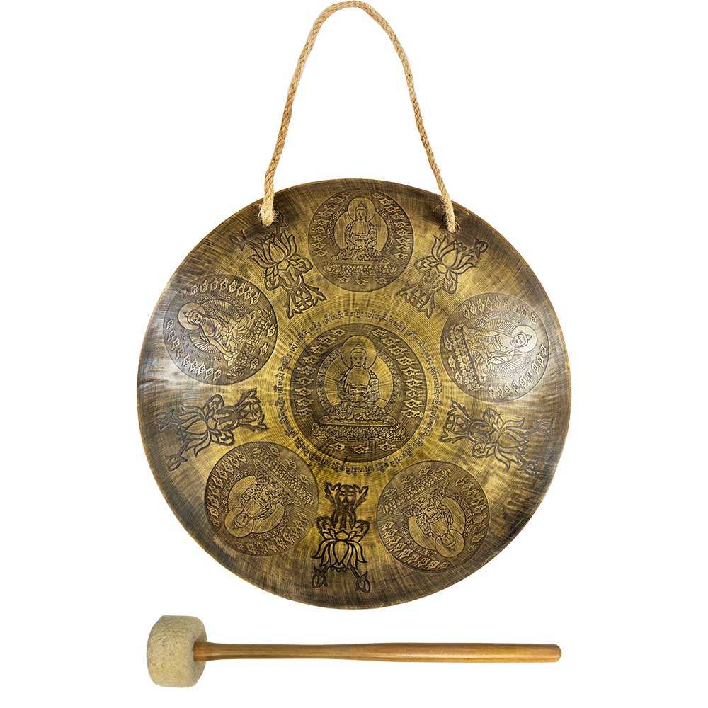 Buddha Meditation Gong 12in