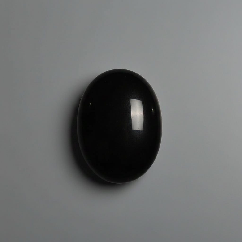Black Obsidian Comfort Stone - Sacred Crystals Tumbled Stones