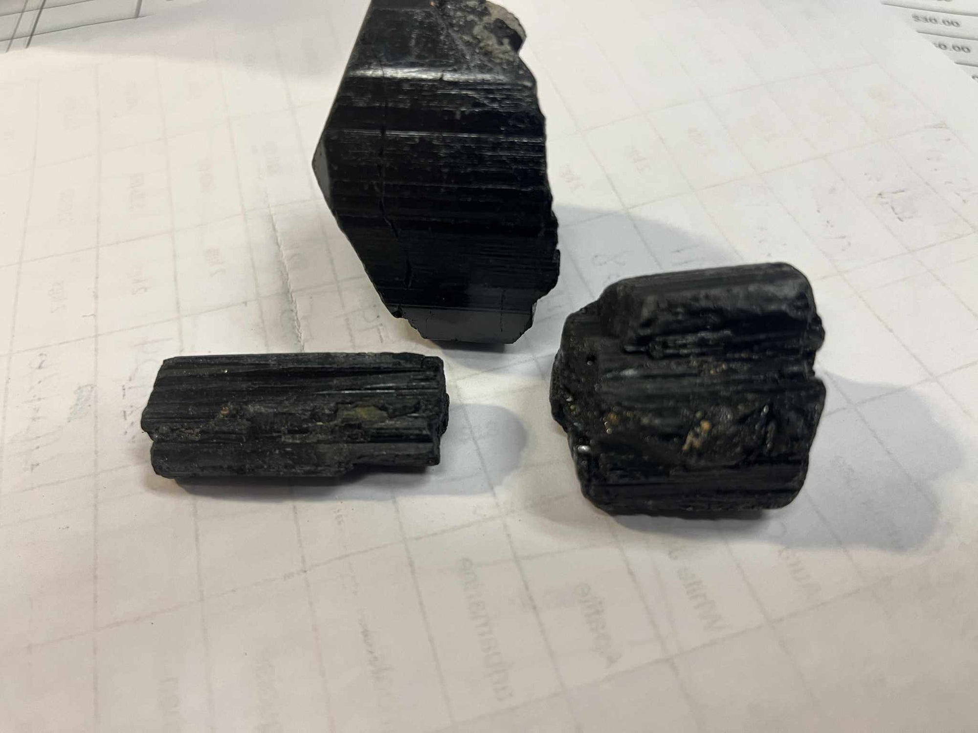 Black Tourmaline Rough Specimen (Lrg) - Sacred Crystals Rough Stones