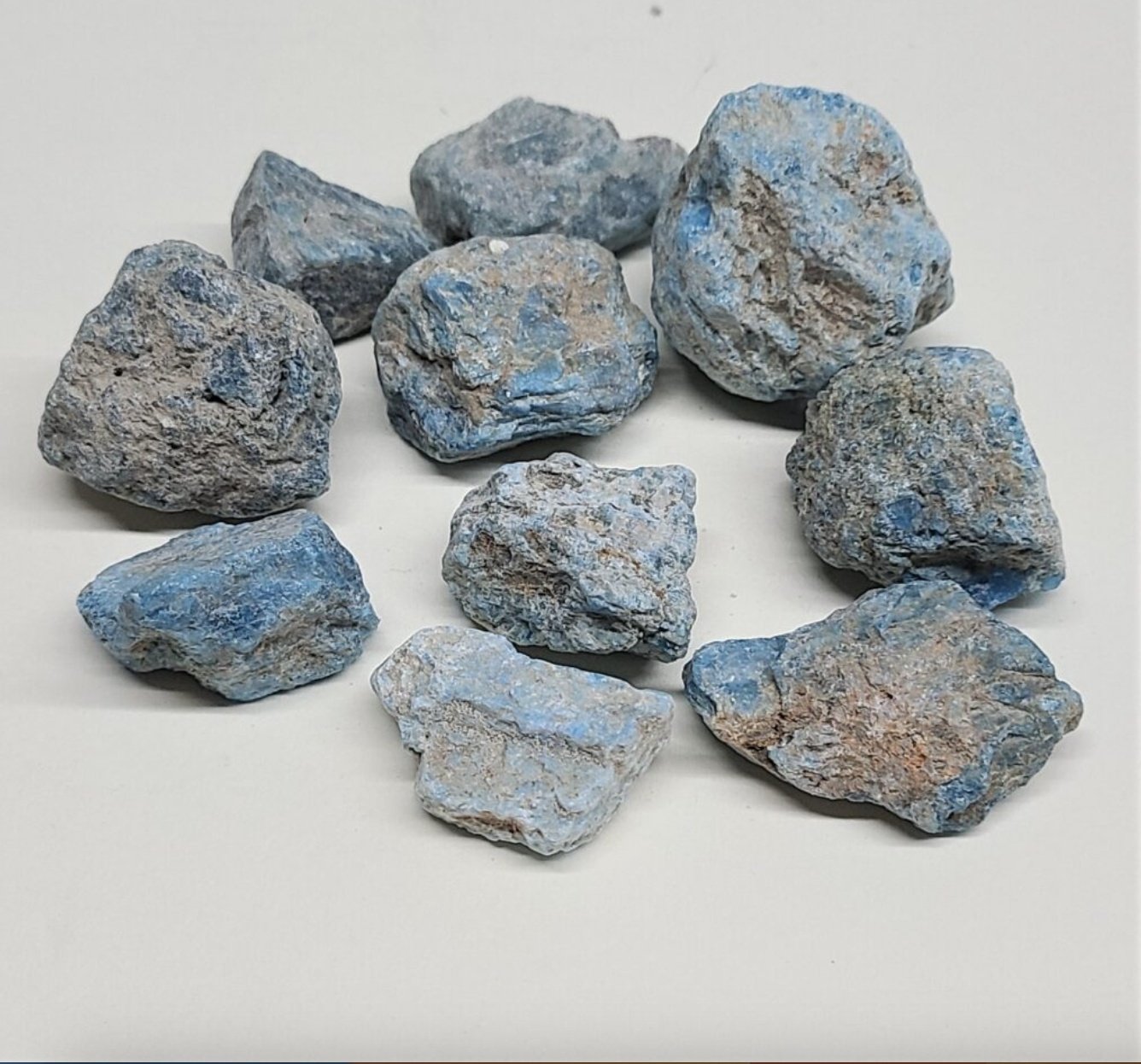 Blue Apatite Rough - Sacred Crystals Rough Stones